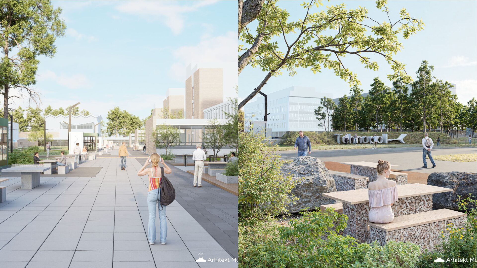 New promenade connecting TalTech and Tehnopol campuses will create an innovative urban space in Mustamäe