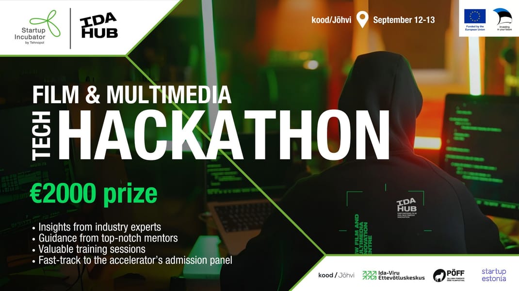 September 12–13: Film & Multimedia TECH HACKATHON in Jõhvi – come shape the future!