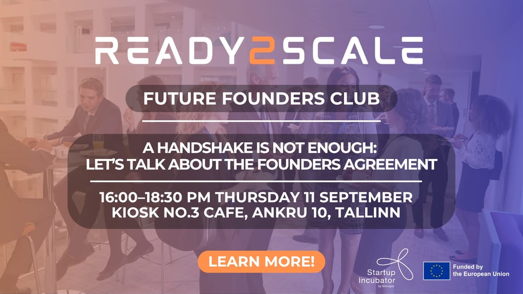 Handshake is not enough: Let’s talk about the founders agreement