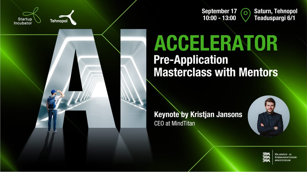 AI ACCELERATOR: Pre-Application Masterclass with Mentors