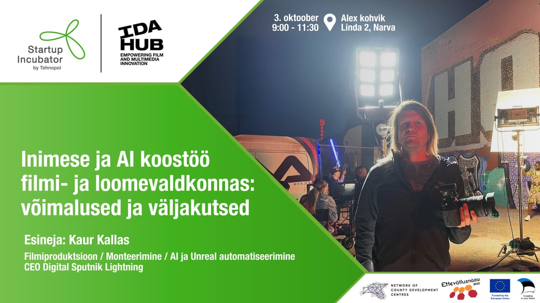 Kohvihommik Narvas | Inimese ja AI koostöö filmi- ja loomevaldkonnas: võimalused ja väljakutsed