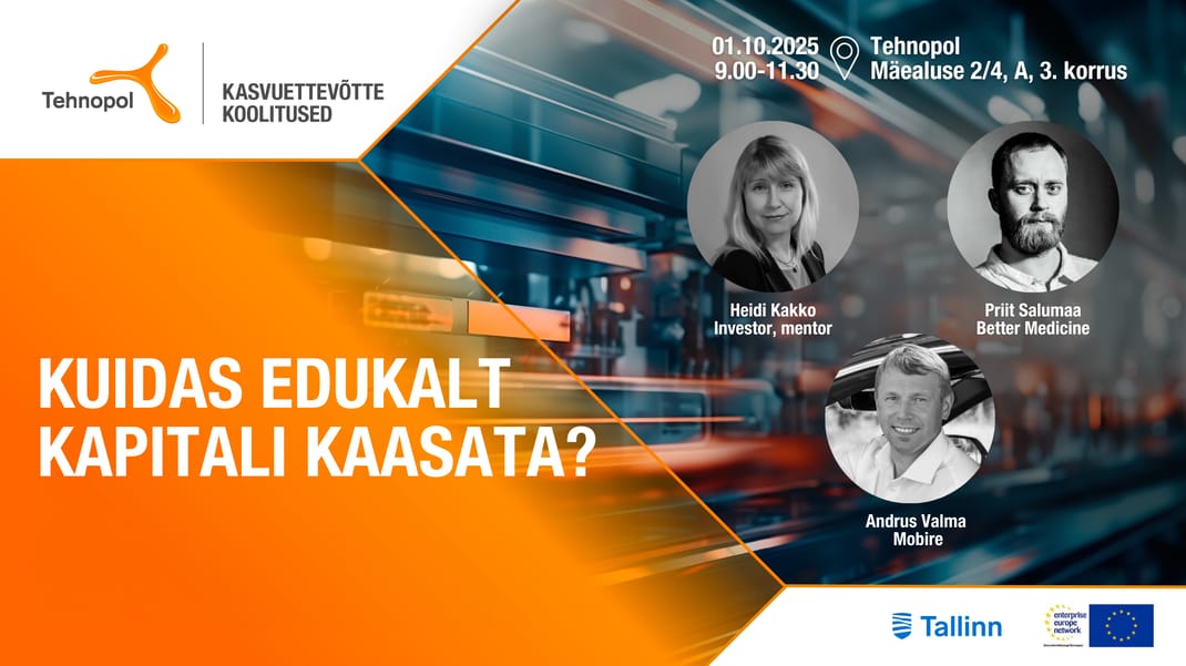 Kuidas edukalt kapitali kaasata?