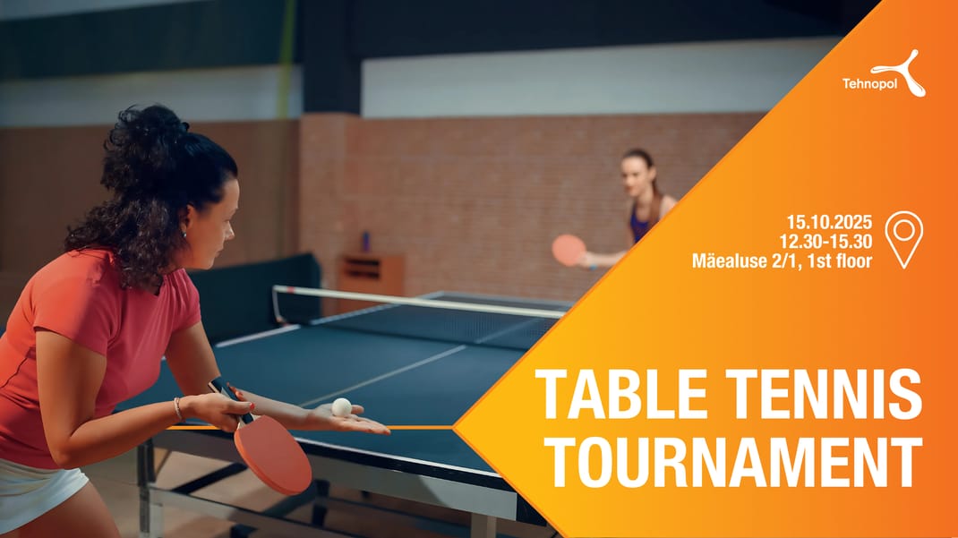 Tehnopol campus table tennis tournament 2025