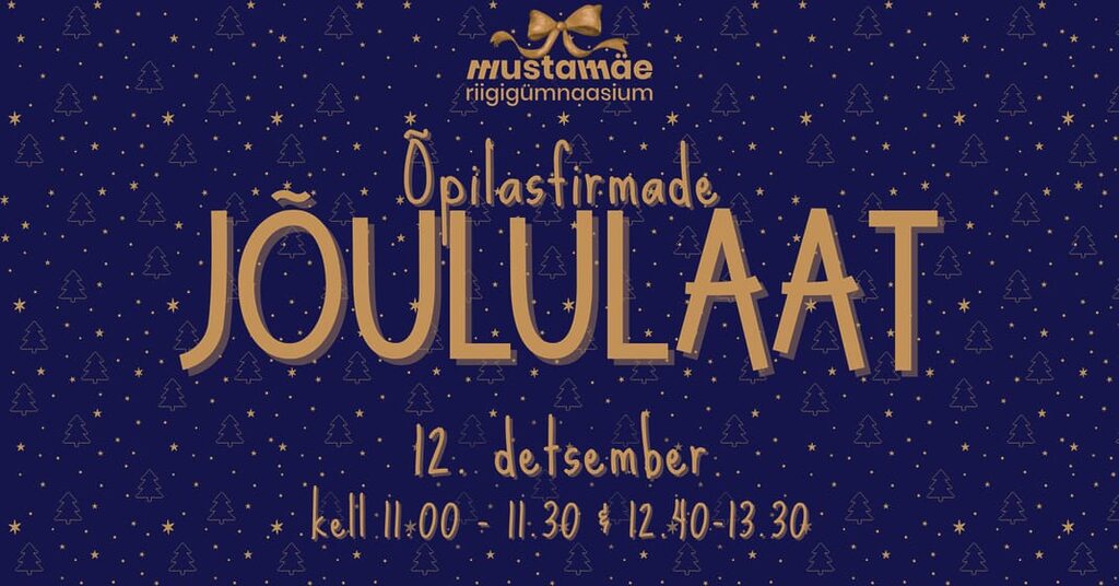 Tehnopol soovitab: MURGi õpilasfirmade jõululaat