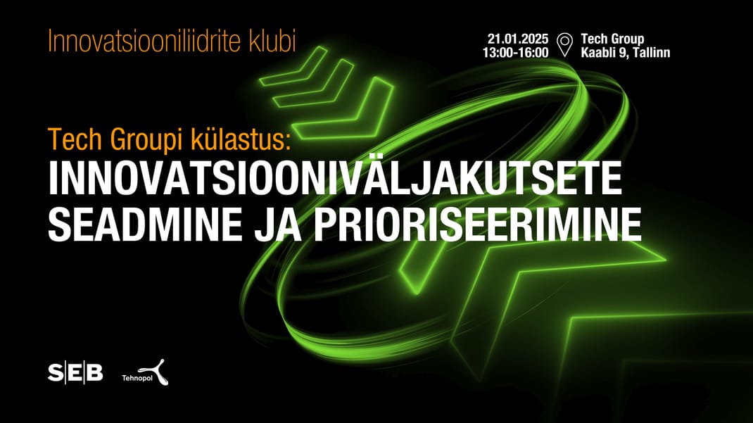 Tech Groupi külastus: Innovatsiooniväljakutsete seadmine ja prioriseerimine