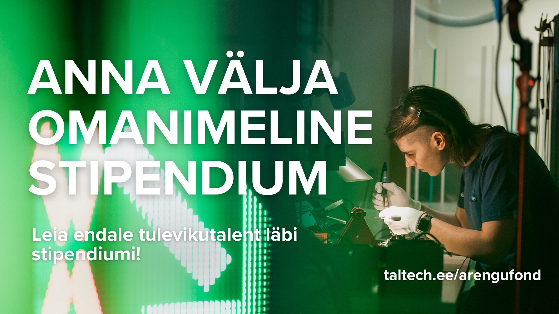 Leia oma ettevõttesse tulevikutalent läbi stipendiumi!