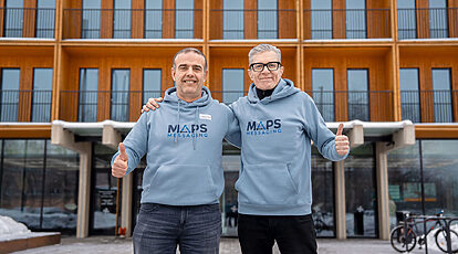 Vasakul Alex Kritikos, MAPS Messaging kaasasutaja ja tegevjuh ning paremal Guido Branca, MAPS Messaging Strategic Adviser.