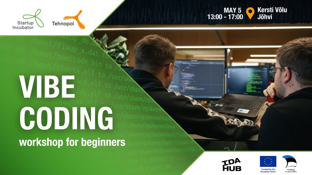 Vibe Coding workshop in Jõhvi